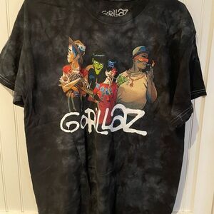 Gorillaz Black Graphic Tee - Short Sleeve